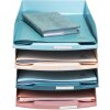 Exacompta 111606SETD Set mit 4 Briefablagen Skandi Farben sortiert