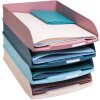 Exacompta 111606SETD Set mit 4 Briefablagen Skandi Farben sortiert