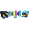 Exacompta Set mit 4 Stehsammlern MAG-CUBE Forever Young Farben sortiert