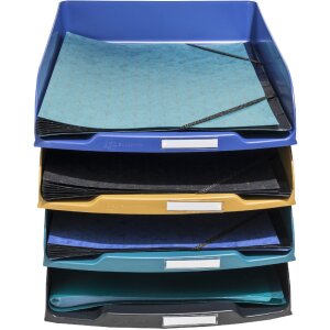 Exacompta 111505SETD Set mit 4 Briefablagen Combo Styli...