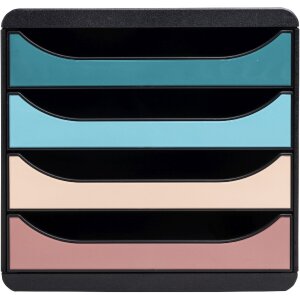 Exacompta Big Box Schubladenbox 4 Schubladen Skandi...