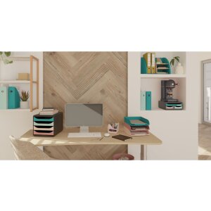 Exacompta Schubladenbox 3 Schubladen Small Box Skandi Farben sortiert