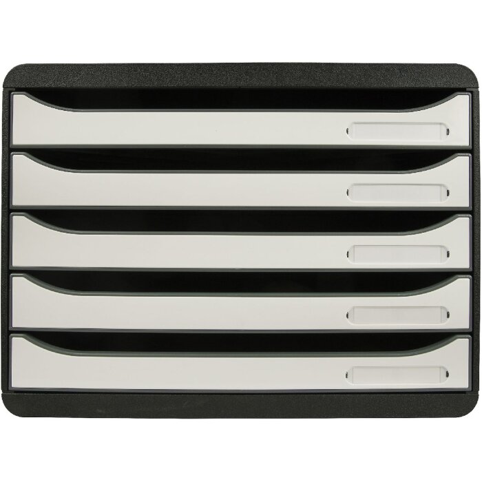 Exacompta 3087213D Schubladenbox Big Box Plus Horizon Querformat 5 Schubladen