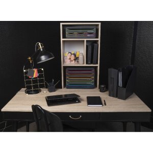 Toolbox 319914D Ablagemodul mit 4 Schubladen Schwarz Harlekin