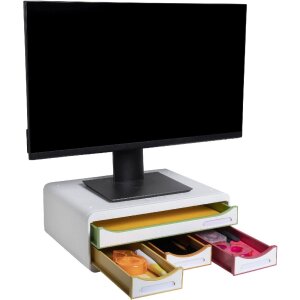 Exacompta 319913D TOOLBOX Ablagemodul 4 Schubladen Weiß Harlekin