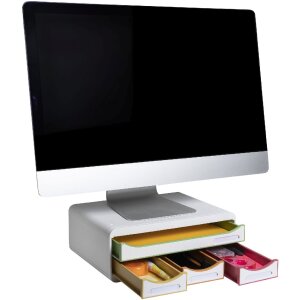 Exacompta 319913D TOOLBOX Ablagemodul 4 Schubladen Weiß Harlekin