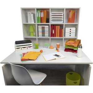 Exacompta 302913D Schubladenbox MODULO A4 10 Schubladen Weiß Harlekin