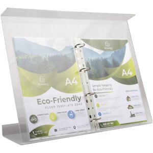 Exacompta 81458D Tisch-Lesepult A3 mit Ringmechanik Kristall