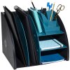 Exacompta 394505D Desktop-Organizer Neo Deco Schwarz Blaugrün