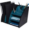 Exacompta 394505D Desktop-Organizer Neo Deco Schwarz Blaugrün
