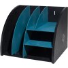 Exacompta 394505D Desktop-Organizer Neo Deco Schwarz Blaugrün
