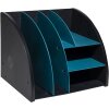 Exacompta 394505D Desktop-Organizer Neo Deco Schwarz Blaugrün