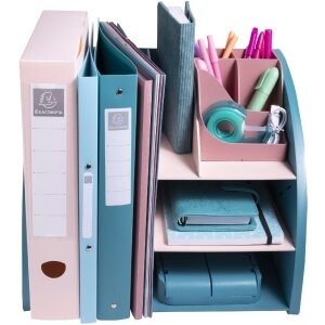 Exacompta 394606D Desktop Organizer Skandi Pazifikblau Nude