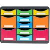 Exacompta 313798D Iderama Schubladenbox STORE BOX MULTI 11 Schubladen Regenbogen
