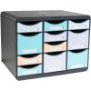 Exacompta 3132796D Schubladenbox STORE BOX MULTI 11 Schubladen Aquarellfarben