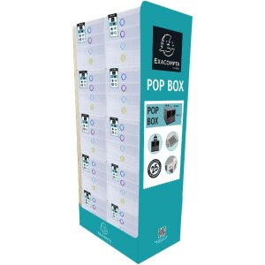 Exacompta Chromaline Schubladenbox 4 Schubladen POP-BOX für A4+ Dokumente