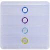 Exacompta Chromaline Schubladenbox 4 Schubladen POP-BOX für A4+ Dokumente