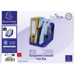 Exacompta 3500383D FLEX BOX Bee Blue Marineblau Hellblau