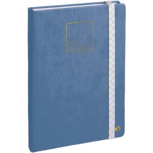Quo Vadis Life Journal Dots Notizbuch Blau 15x21 cm...