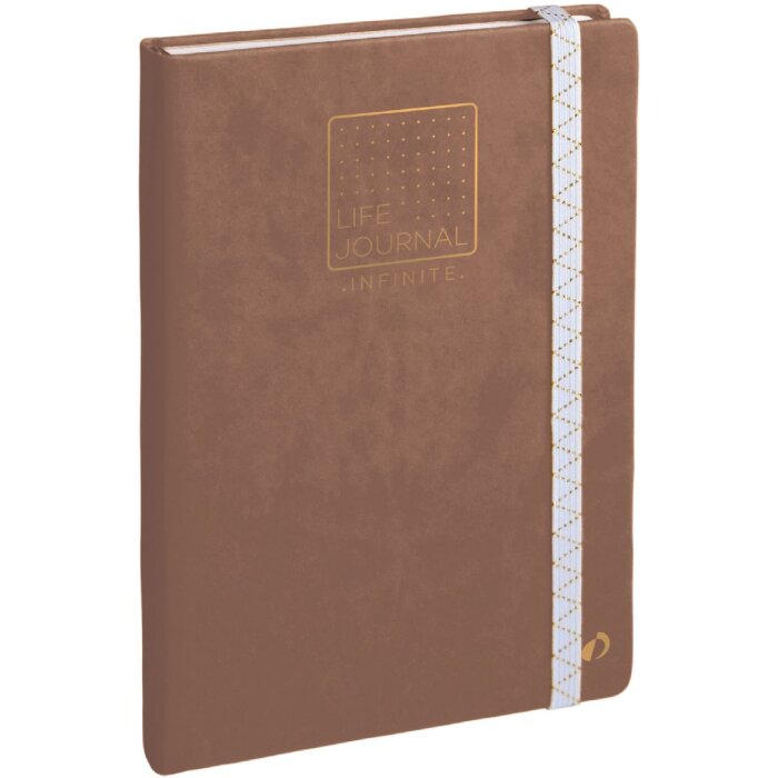 Quo Vadis Life Journal Infinite Brown 15x21 см Перманентная бумага Clairefontaine