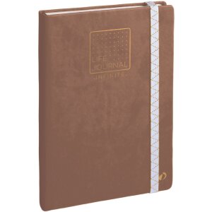 Quo Vadis Life Journal Infinite Braun 15x21 cm Permanent...