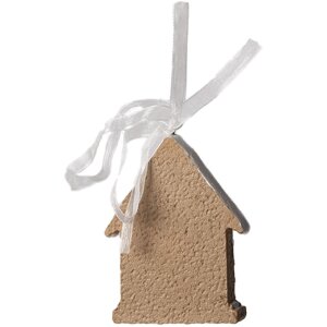 Clayre & Eef 6PR4322 Украшение подвесное Дом 6x1x8 см