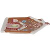 Clayre & Eef 6CE1784 Kleiner Teller Lebkuchenhaus Design 20x21x2 cm