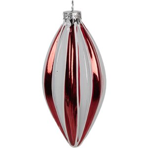 Clayre Eef 6GL4638 Weihnachtskugel Ø 6x13 cm Rot...