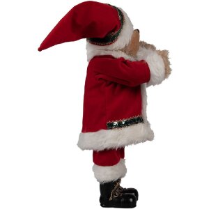 Clayre Eef Weihnachtsdekorationsfigur Bär 51 cm Rot...