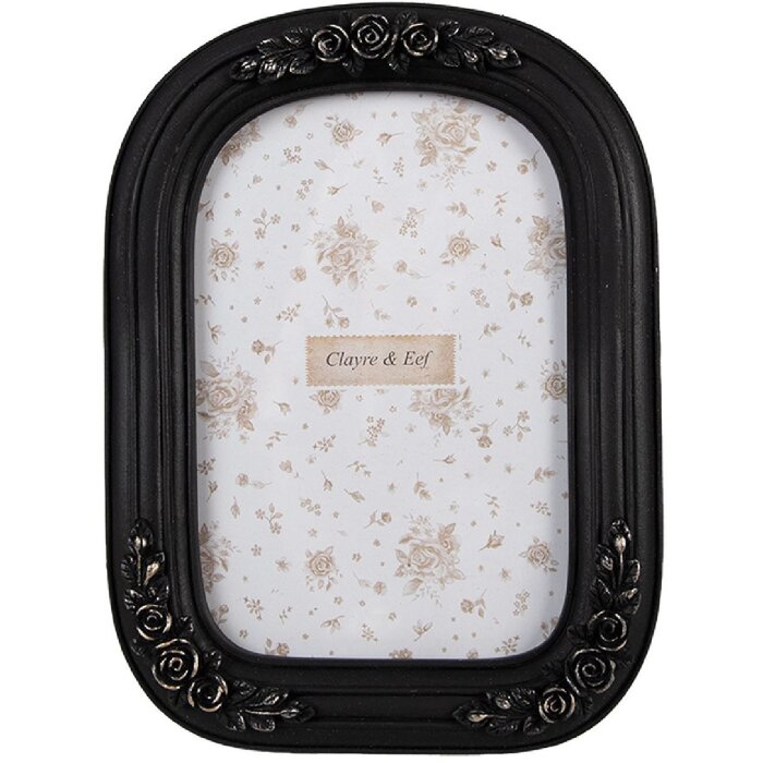 Clayre & Eef 2F1160 Фоторамка черная 17x2x22 см для фотографий 13x18 см