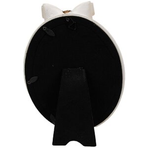 Clayre & Eef 2F1165 Fotorahmen Beige Oval 16x3x22 cm...