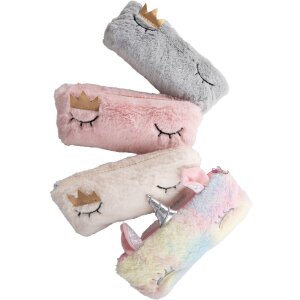 Juleeze JZWA0207 Börse Einhorn Kunstfell 21x2x14 cm Pastell