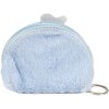 Juleeze JZWA0211 Börse 12x2x14 cm blau mit Gesichtsmotiv und Schlüsselring