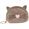 Juleeze JZWA0215 Börse Katzen-Look 12x2x10 cm Braun