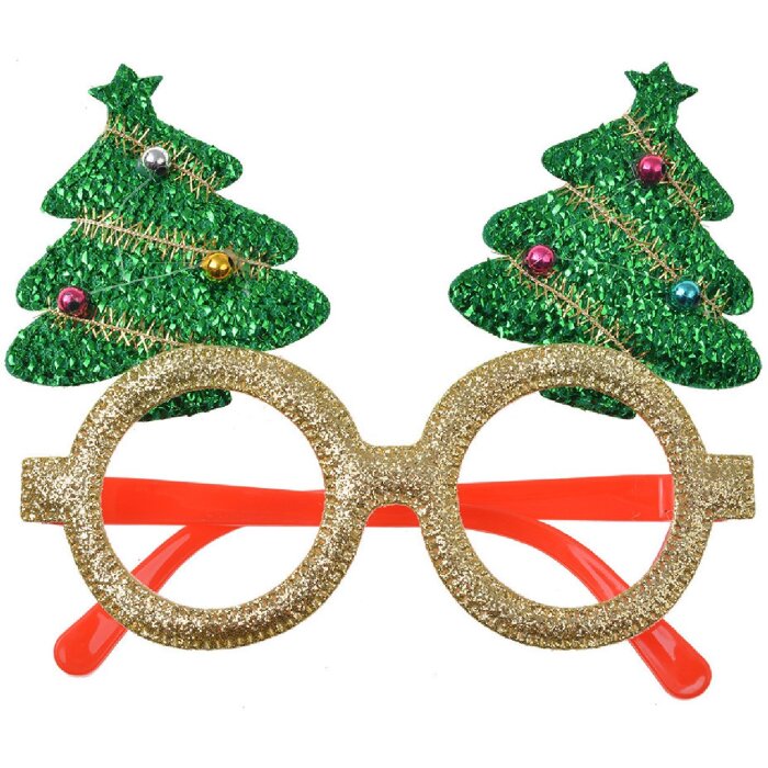 Clayre & Eef Рождественские бокалы Елки золотые 13x3x11 см