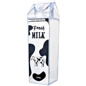 Clayre & Eef 65707 Trinkflasche 1000 ml 8x8x26 cm