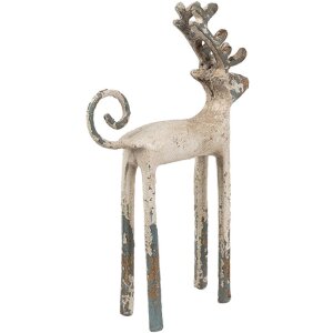 Clayre & Eef 6Y5660 Dekoration Hirsch 16x5x25 cm