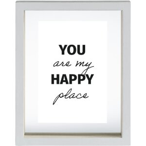 Hama Porträtrahmen Happy 10x15 cm Holz MDF...