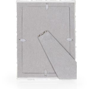 ZEP Kunstharz-Bilderrahmen Sabletes 13x18 cm Weiß Vintage mit Aufsteller