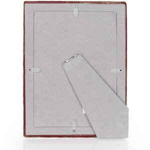 ZEP Bilderrahmen Perpignan Kunstharz Rot-Gold 10x15 cm Antikes Design