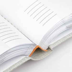 Вкладной альбом ZEP Аура серый 200 фотографий 10x15 см Альбом для заметок с полем для надписей