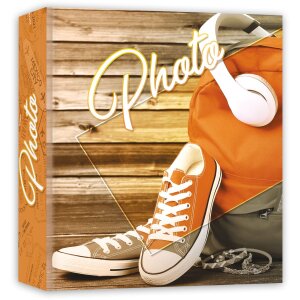 ZEP Einsteckalbum Vibes 100 Fotos 10x15 cm Laminierter Kunstdruck Hardcover