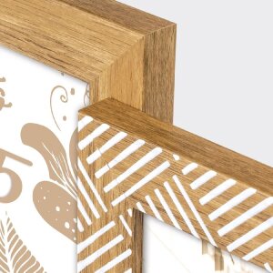 ZEP Фоторамка из полистирола Миртос 6x 10x15 см коричневый белый