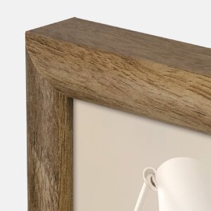 ZEP Bilderrahmen Genova 20x30 cm Braun MDF Holzoptik Hoch- und Querformat