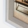 ZEP Bilderrahmen Bologna Weiß 30x40 cm MDF Holzoptik Klarglas