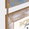ZEP Деревянная фоторамка Voiron 3 фото 10x15 см Синий Белый Винтаж 49x26 см Настенная