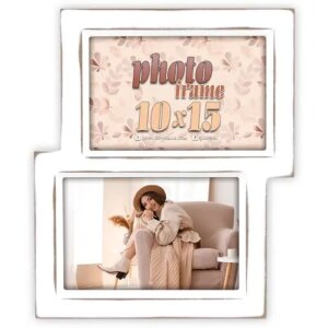 ZEP Деревянная фоторамка Kepler 2Q 2 фото 10x15 см Белая