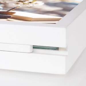 ZEP Vittel Weiß Doppelrahmen Holz 13x18 cm beidseitig nutzbar