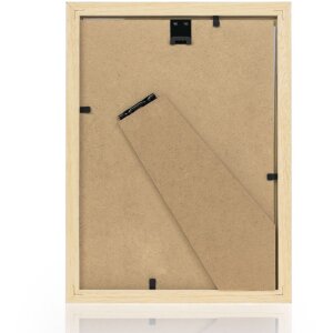 ZEP Holzrahmen Aosta Weiß 20x25 cm Hochglanz Modern Zeitlos zum Stellen Hängen