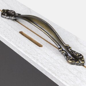 ZEP Деревянный стеклянный ящик для денег Patrick White 17x21x6,5 см